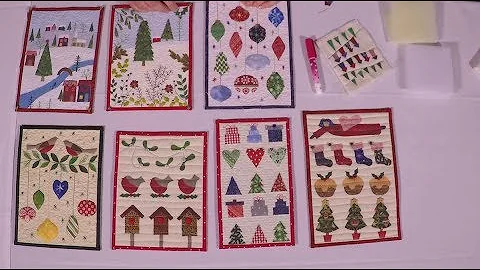 Christmas Miniature Quilts with Julia Gahagan