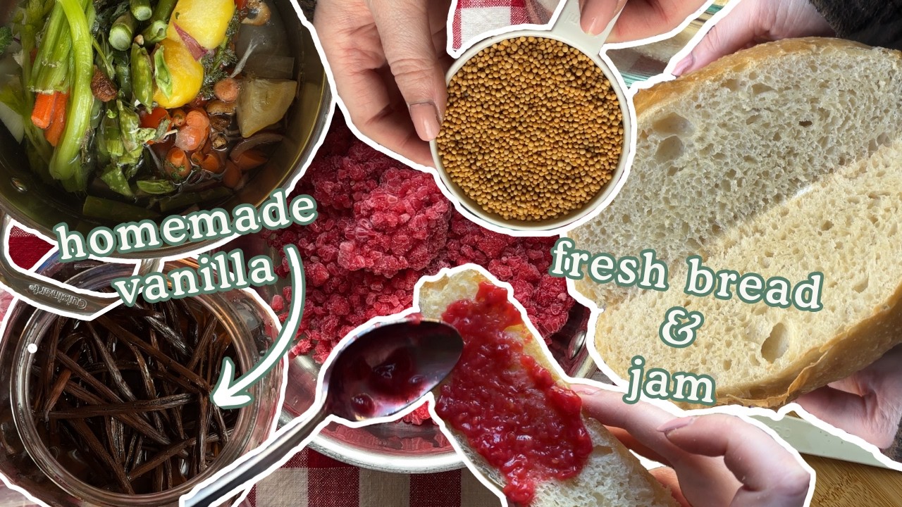 ASMR Baking Fresh Bread, Vanilla Extract from Scratch & More! (relaxing whispers)