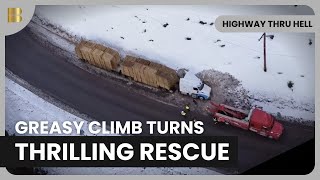 Snowshed Hill's Slick Recovery - Highway Thru Hell - Reality Drama by Banijay Engine 4,016 views 18 hours ago 45 minutes