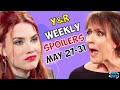 Young and the restless weekly spoilers may 2731 jordan thrown to the cops  sally gets a job yr