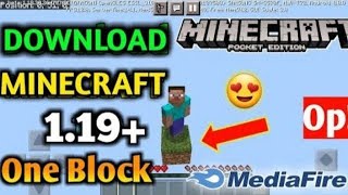 How To Download One Block In Minecraft Pe |1.19| 100% Working | Download One Block In Minecraft Pe screenshot 5