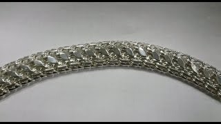 Изготовление браслета-двойной Бисмарк\The manufacture of the bracelet
