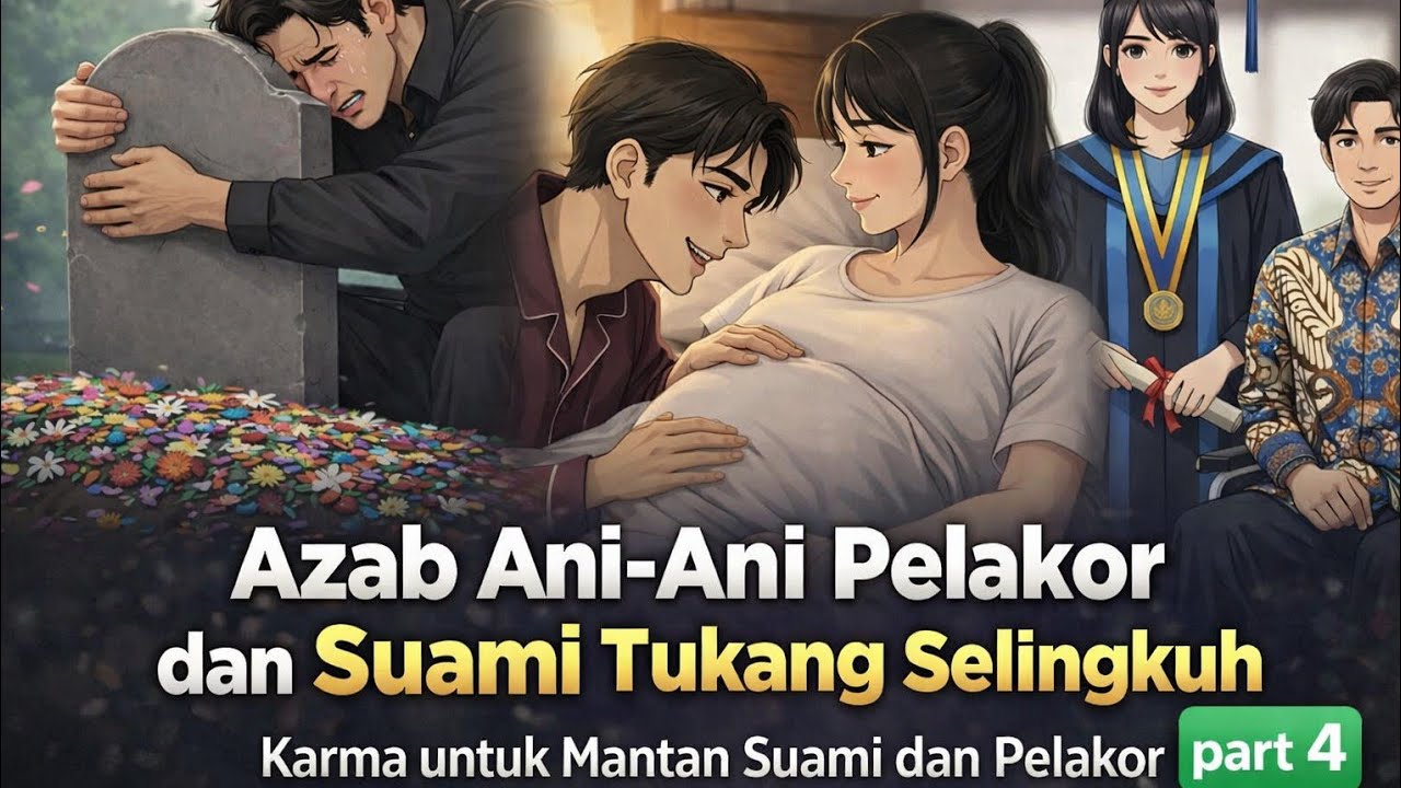 Azab Ani-Ani Pelakor dan Suami Tukang Selingkuh part 4 | Karma untuk Mantan Suami @kisahmalam-malam 