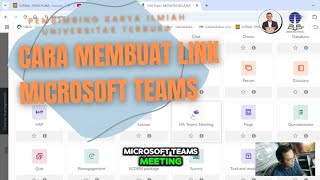 CARA MEMBUAT LINK MICROSOFT TEAMS || PEMBIMBING KARYA ILMIAH || TUTOR TUTON || UNIVERSITAS TERBUKA||