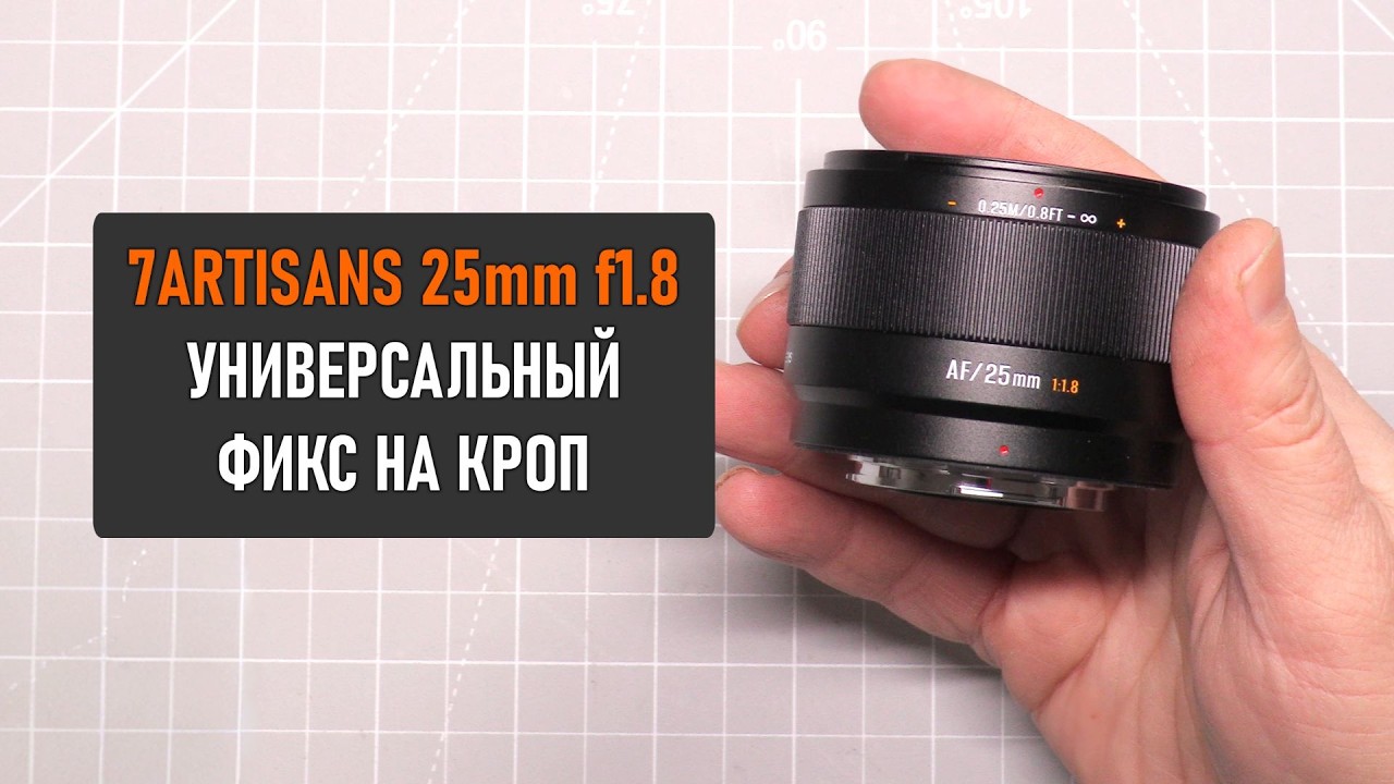 7ARTISANS 25mm f1.8:  отличный фикс для APS-C