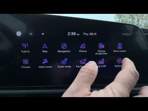 Kia Niro II ( 2022 - now ) – How to Enable or Disable Traffic on Map