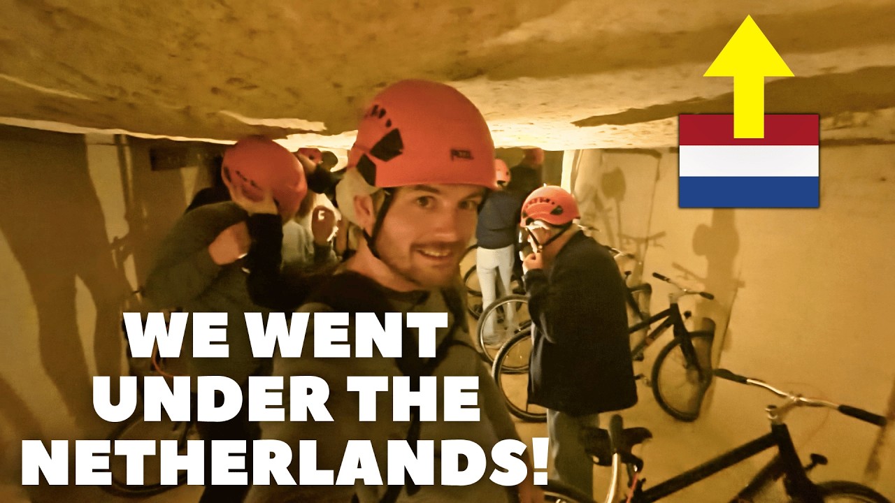 Underground Cave Biking & The Oldest Dutch Brewery! | Americans in Netherlands 🇳🇱 Trip Vlog 3