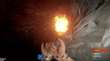 Vanilla Rust Raids #4 - Cave Base Raid (ONLINE)