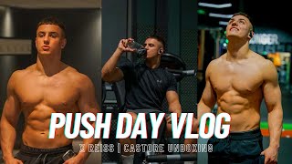 PUSH DAY VLOG X REISS | CASTORE UNBOXING