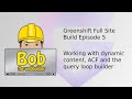 Greenshift Full Site Build Episode 5 - Working with dynamic content and the query loop builder