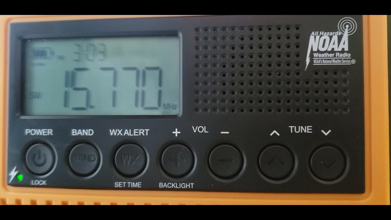 Radio Prague 15770 kHz Shortwave via WRMI on Rocam CR1009 pro emergency
