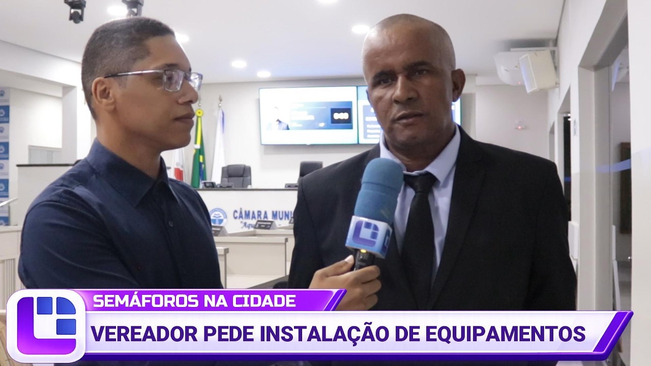 Vereador pede a instalação de semáforos em Brasília de Minas