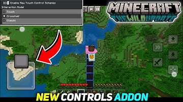 How To Download New Touch Controls In Minecraft Pe 1.19.10 | Minecraft Pe New Touch Controls Addon.
