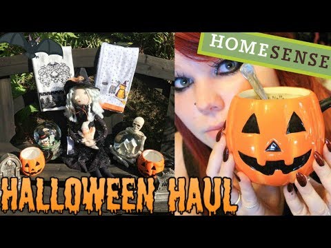 homesense halloween haul witches pumpkins and snow globes