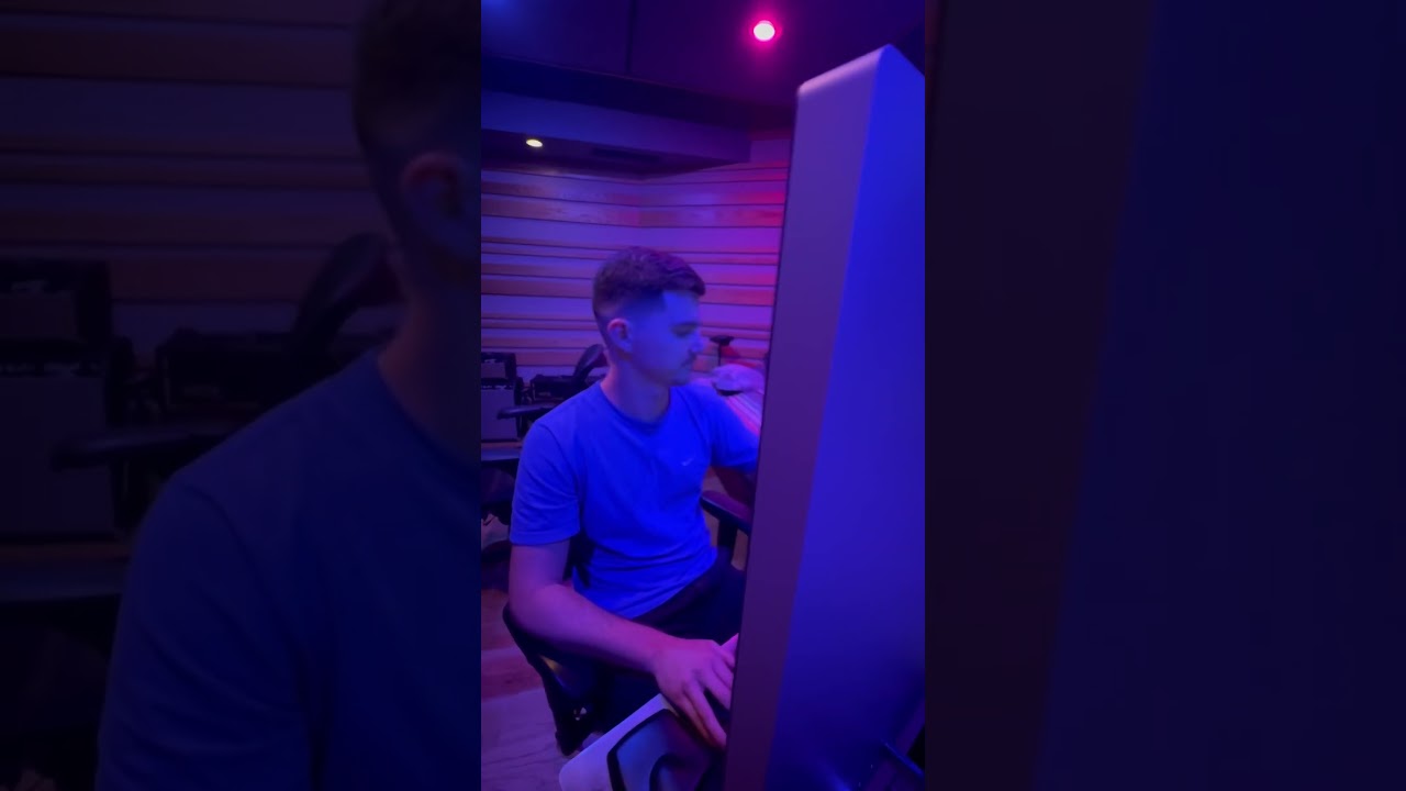 KC editing in Studio A! 