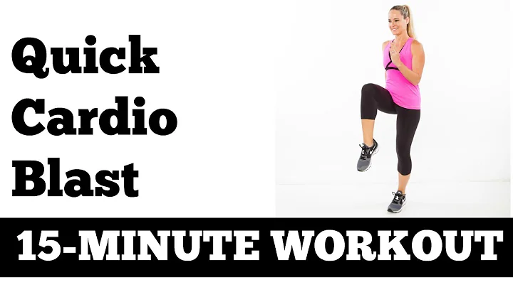 15-Minute Quick At Home Fat Burning Cardio Blast -...