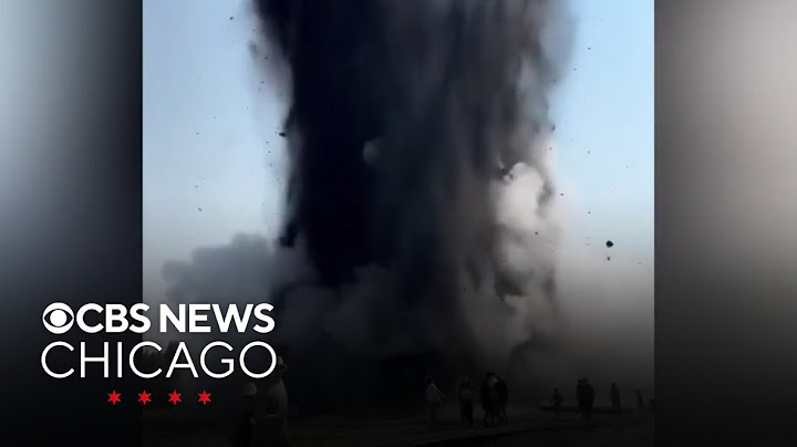 Exploding geyser sends tourists running at Yellowstone National Park