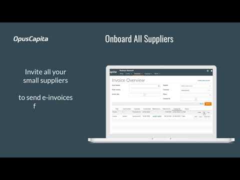 OpusCapita Business Network - Invite your small suppliers
