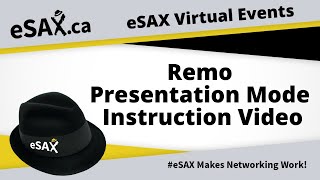Remo presentation mode instruction video
