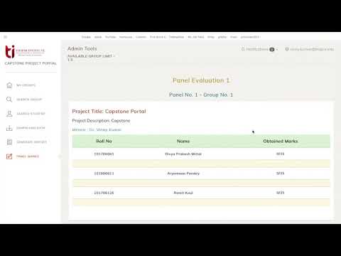 Capstone Management Portal Demo