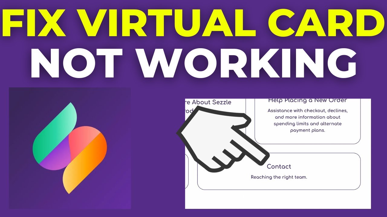 How To Fix Sezzle Virtual Card Not Working (2023) 