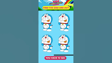 Doremon Cartoon Find the Odd one Out #shorts #spotthedifference #nobita #doremon #cartoons #tiktok