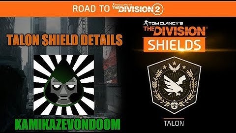 Division Shield: Talon / September Division Shield / Talon Shield / Tom Clancy