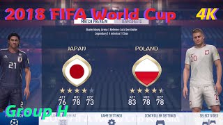 FIFA 18 Gameplay [PS5 4K] 2018 FIFA WORLD CUP-Senegal vs Colombia [EA SPORTS]