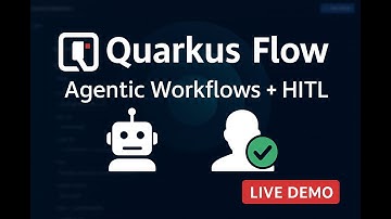 Quarkus Flow: Agentic Workflows + Human-in-the-Loop (Newsletter Demo)