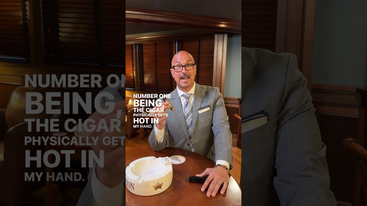 3 Signs You’re Smoking a Cigar too Quick 👀