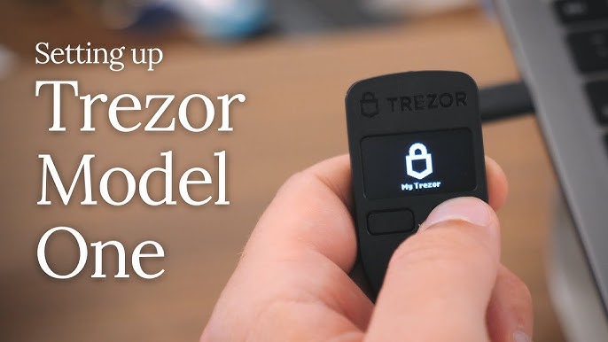 Trezor - Model One - Crypto Hardware Wallet - Black
