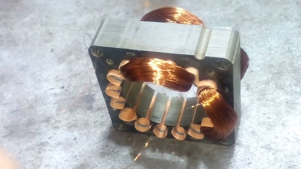 طريقة لف موتور المروحه المكتب بكل التفاصيل البسيطه