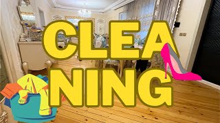 Cleaning Living Room