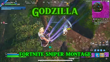 Godzilla 👹 | A fortnite sniper montage