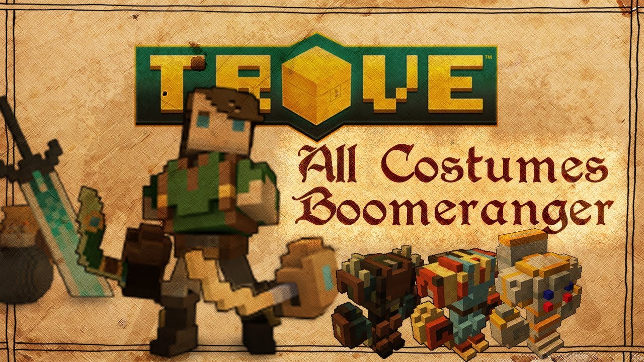 How To Get All Costumes Boomeranger Trove Grimoire Showcase Youtube