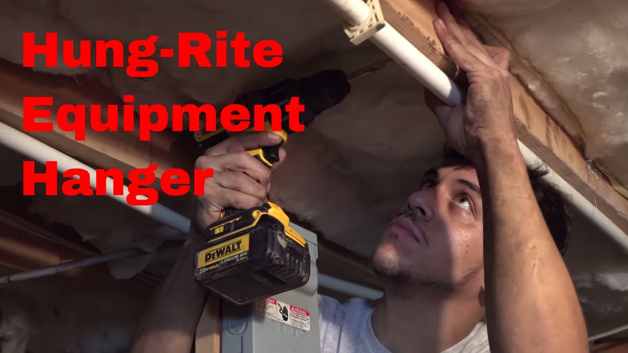 HVAC Installation HungRite Equipment Hanger YouTube