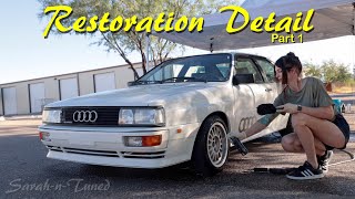 Clay Barring My 38 Year Old Original Paint.. // Project Ur Quattro