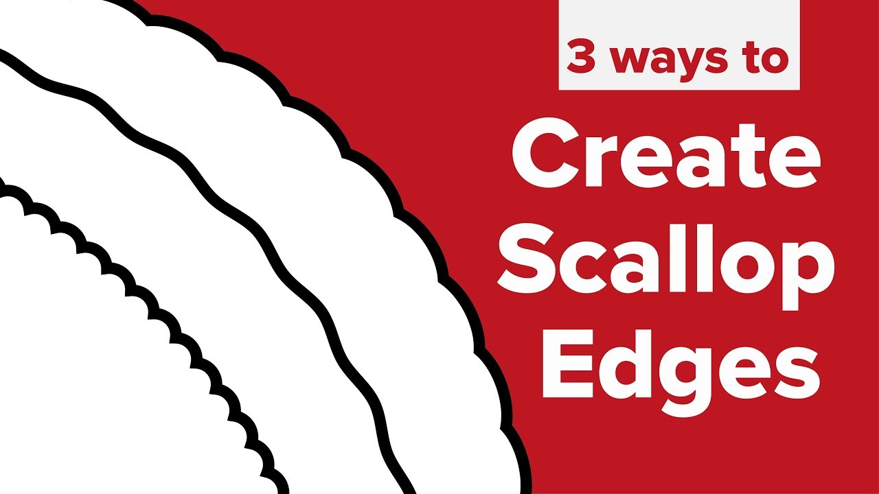 Create a scallop edge in illustrator