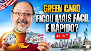 🔴 FICOU MAIS FÁCIL E RÁPIDO CONSEGUIR GREEN CARD? screenshot 1