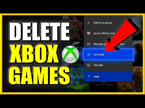 How to DELETE GAMES on XBOX ONE & Uninstall APPS (Easy Method!)