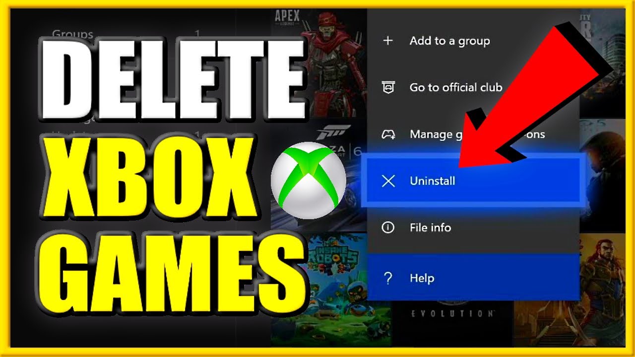 How to Uninstall a Game on Xbox One