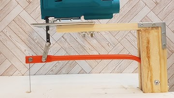 Amazing jigsaw and tricks // How to make SCROLL SAW machine