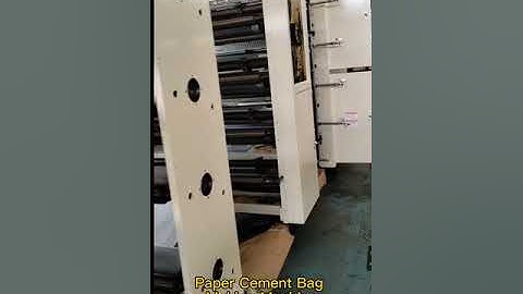 Automatic cement paper bag making machine