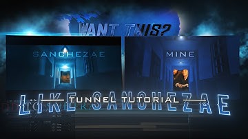 How to Make Tunnel like @sanchezae - After Effects TUTORIAL