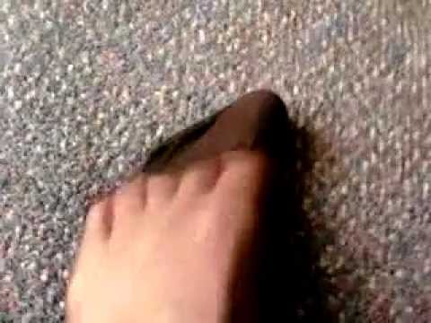 Black Seamed Stocking Foot Play