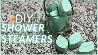 DIY SHOWER STEAMERS | Easy Recipe for a Relaxing Shower