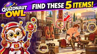 🦉🔍 Find 5 Hidden Objects | Harder Than You Think! 🔍🦉 | Quizonaut Owl