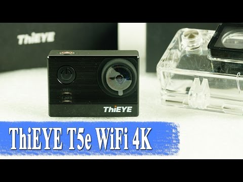 ThiEYE T5e WIFI 4K akcije skladište 📹 na Ambarella - pregled i uzorak video