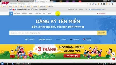 Hướng dẫn đặt bản ghi và trỏ tên miền về hosting iNET
