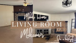 DIY Living Room Makeover Part 1 | Mobile Home Living Room Makeover | On a Budget Series by Creating Home by Nicole 951 views 7 months ago 15 minutes